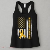 In September We Wear Gold Childhood Cancer Awareness Women's Tank Top thumb 3