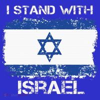 I Stand With Israel Support Israel Love Israeli Brotherhood T-Shirt thumb 7