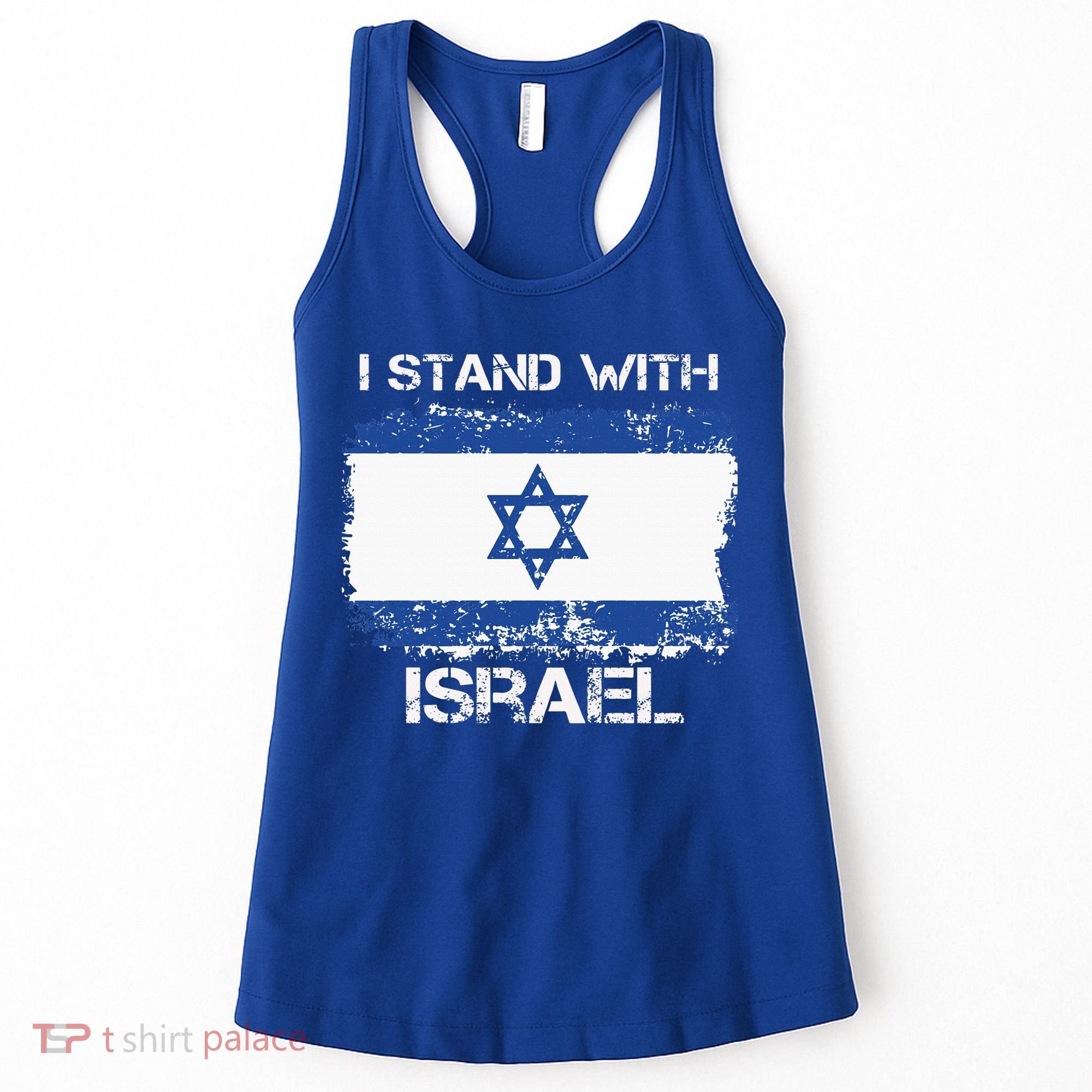 I Stand With Israel Support Israel Love Israeli Brotherhood Women's Tank Top