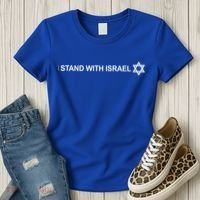 I Stand With Israel Women's T-Shirt thumb 3