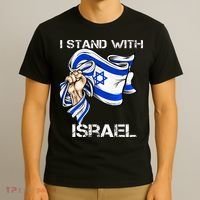 I Stand With Israel Support Israel Love Israeli Brotherhood T-Shirt thumb 3