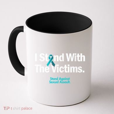 I Stand With The Victims Sexual Assault Awareness Gift Coffee Mug