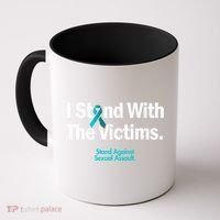 I Stand With The Victims Sexual Assault Awareness Gift Coffee Mug thumb 0