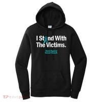 I Stand With The Victims Sexual Assault Awareness Gift Women's Hoodie thumb 0