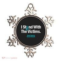 I Stand With The Victims Sexual Assault Awareness Gift Ornament thumb 0