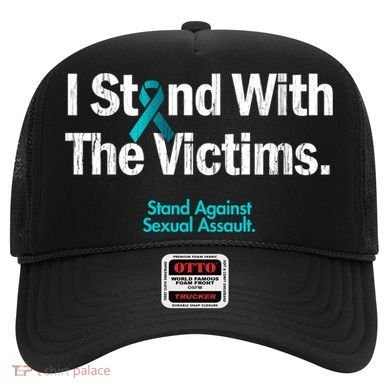 I Stand With The Victims Sexual Assault Awareness Gift Hat