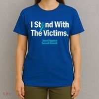 I Stand With The Victims Sexual Assault Awareness Gift T-Shirt thumb 4
