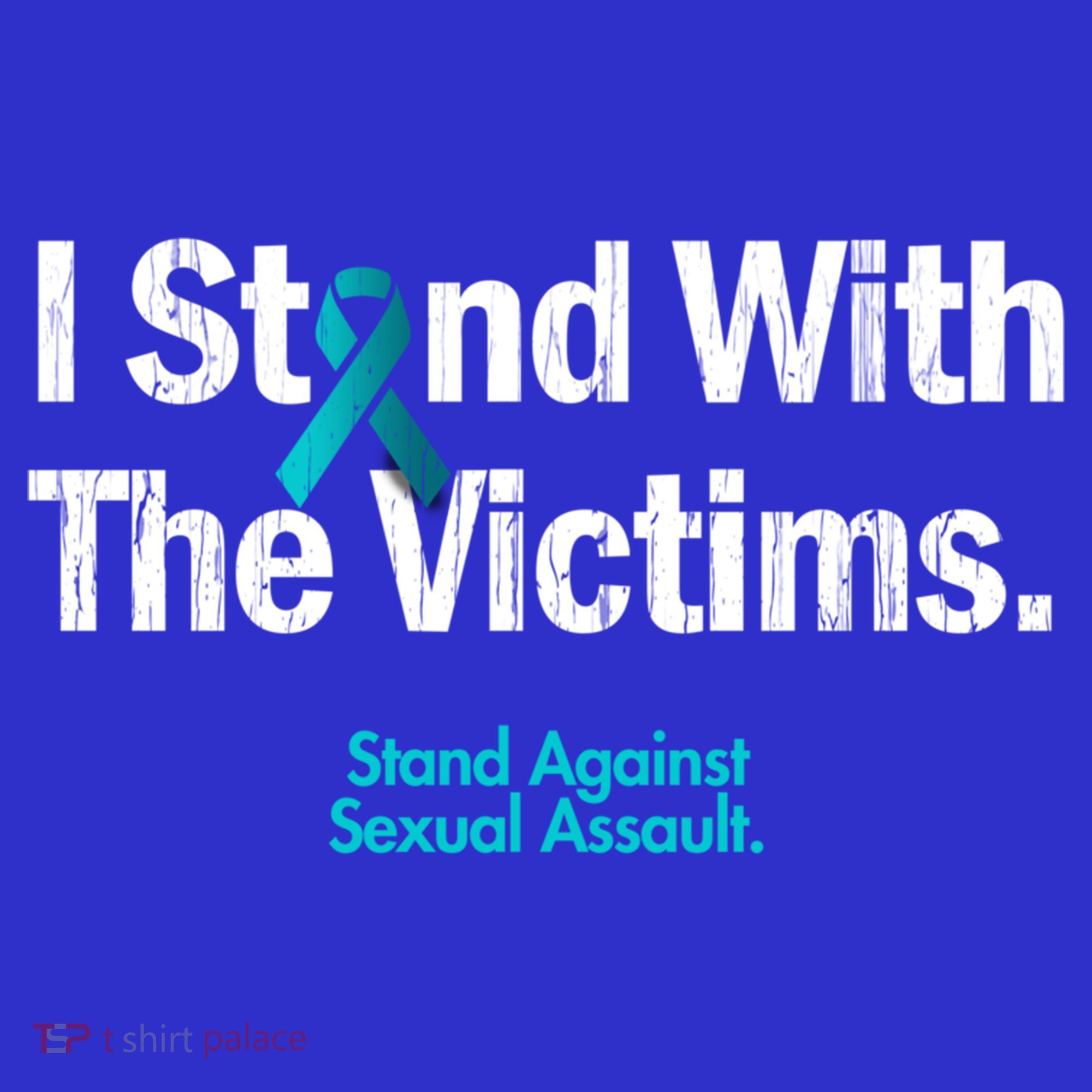 I Stand With The Victims Sexual Assault Awareness Gift T-Shirt