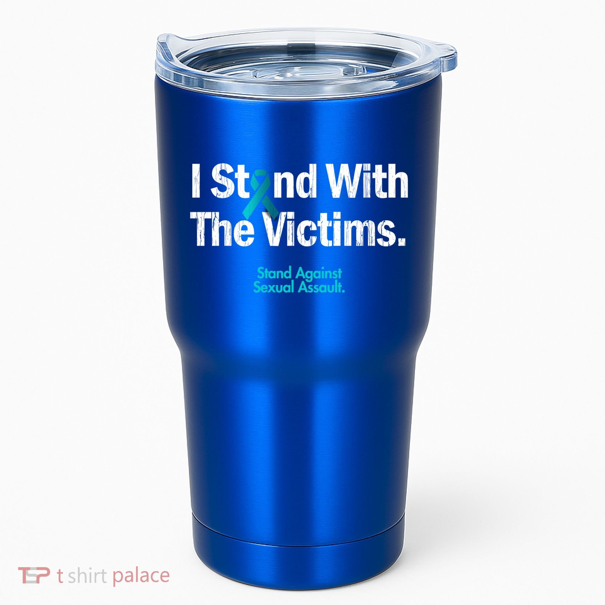 I Stand With The Victims Sexual Assault Awareness Gift Tumbler