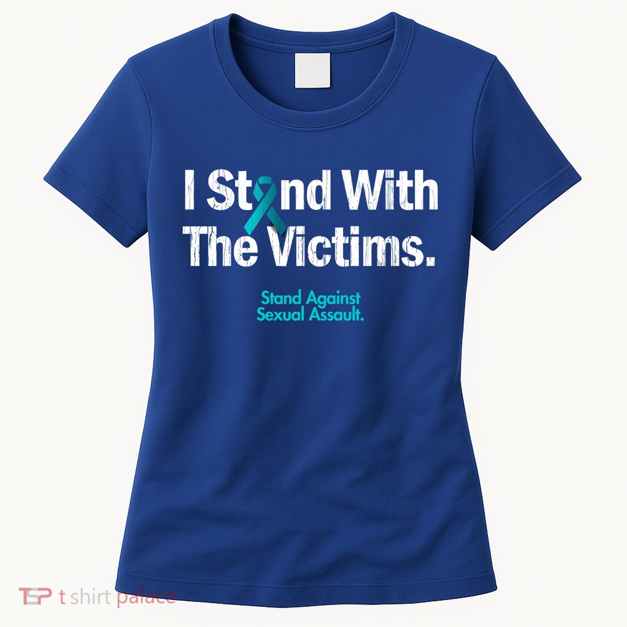 I Stand With The Victims Sexual Assault Awareness Gift Women's T-Shirt