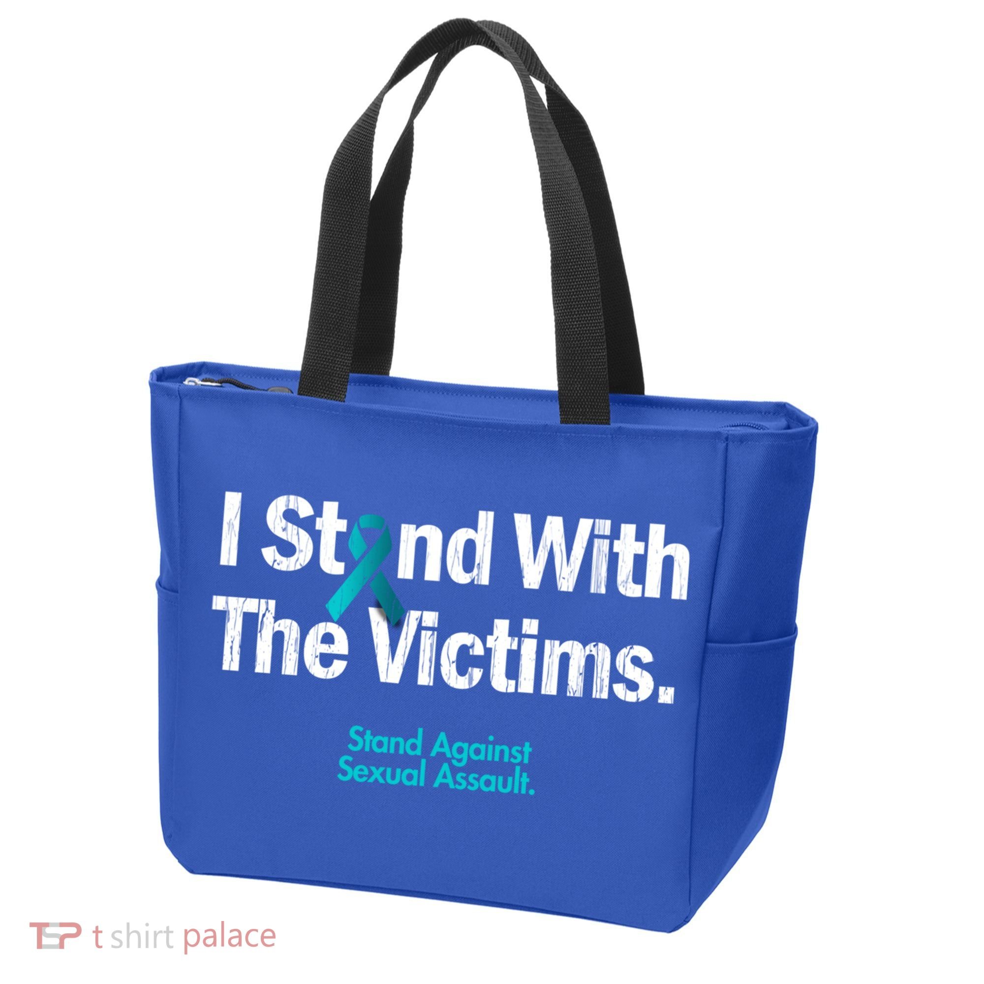 I Stand With The Victims Sexual Assault Awareness Gift Tote Bag