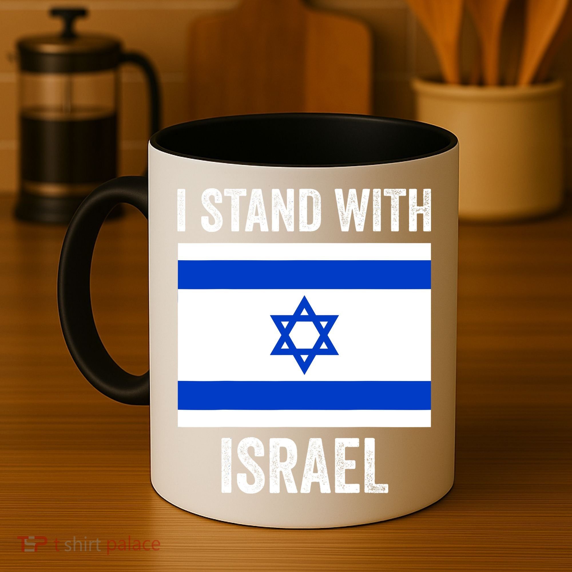 I Stand With Israel Free Israel Coffee Mug