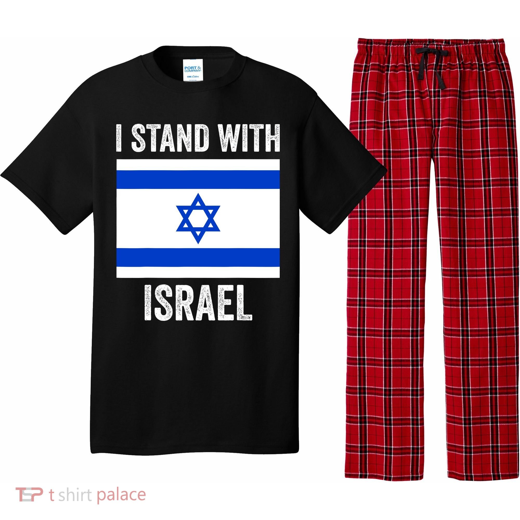 I Stand With Israel Free Israel Pajama Set