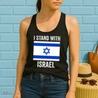 I Stand With Israel Free Israel Women's Tank Top thumb 2