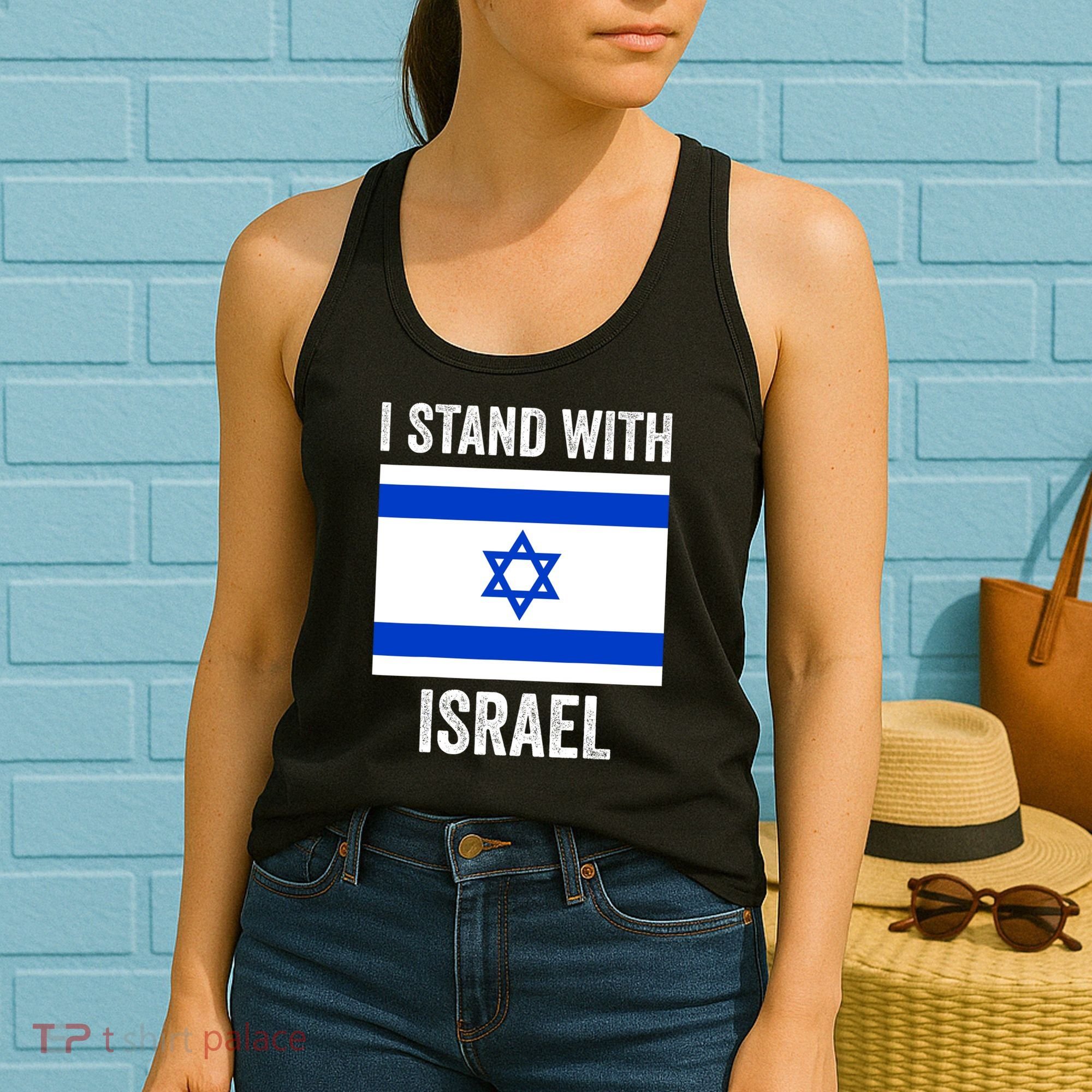 I Stand With Israel Free Israel Women's Tank Top