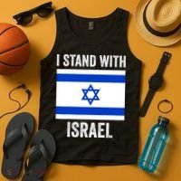I Stand With Israel Free Israel Tank Top thumb 4
