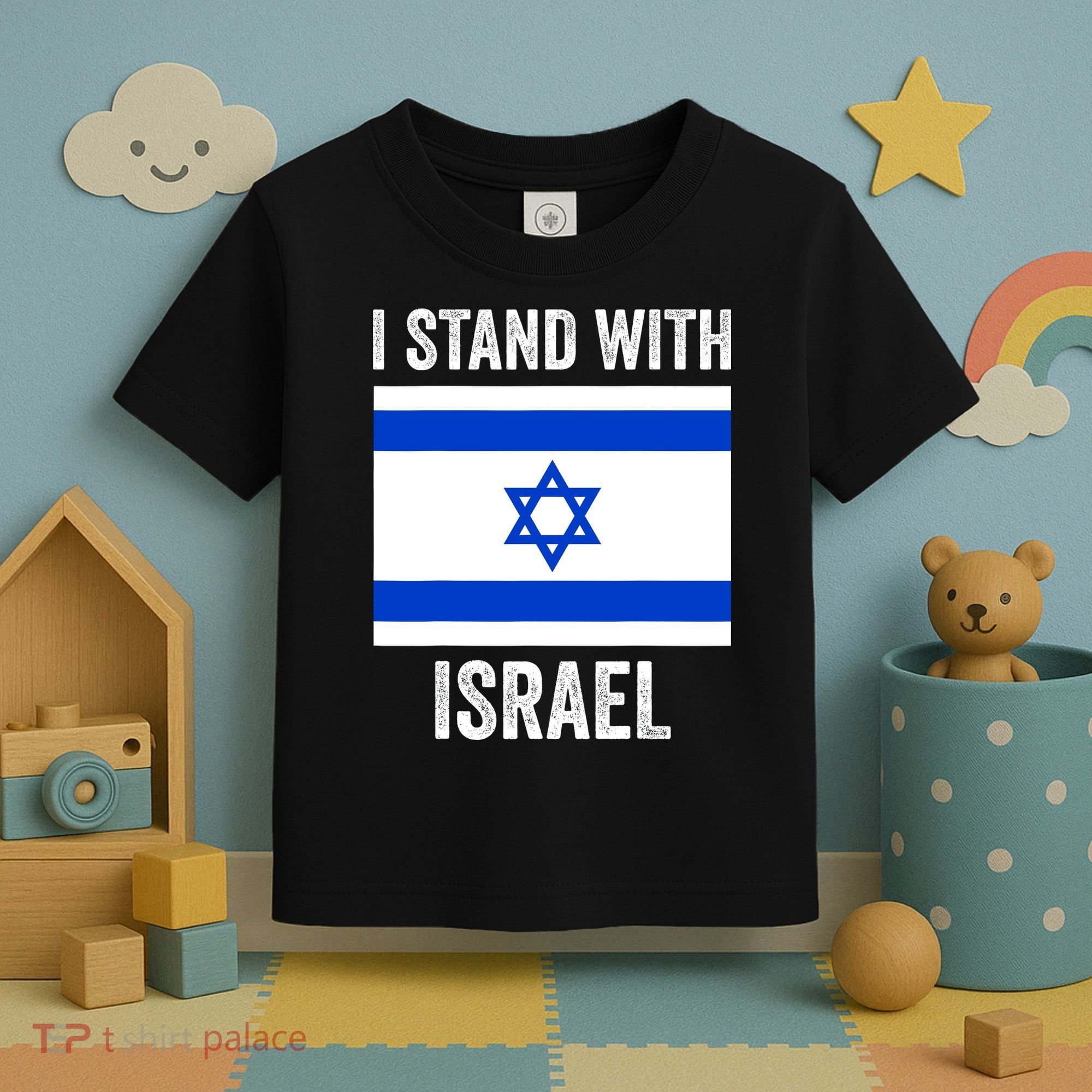 I Stand With Israel Free Israel Toddler T-Shirt