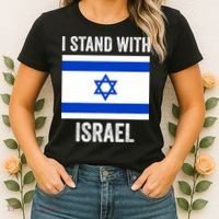 I Stand With Israel Free Israel Women's T-Shirt thumb 2