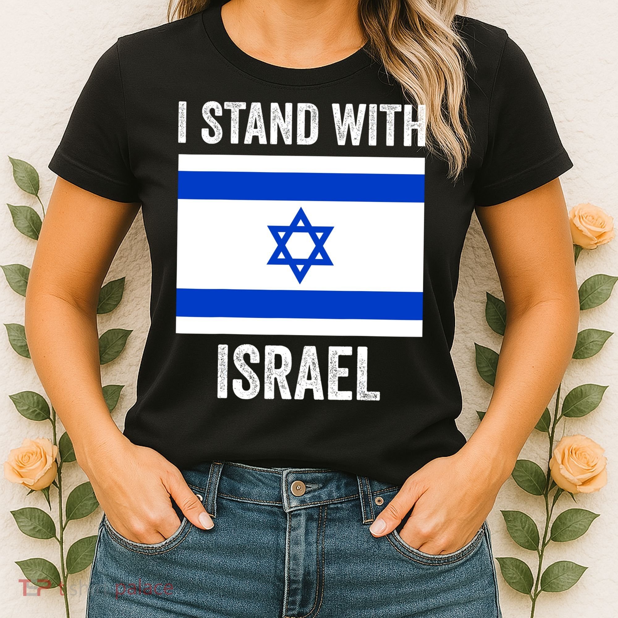 I Stand With Israel Free Israel Women's T-Shirt