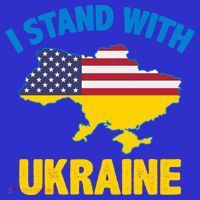 I Stand With Ukraine Map American Flag Us Support Ukrainian Gift Mousepad thumb 1