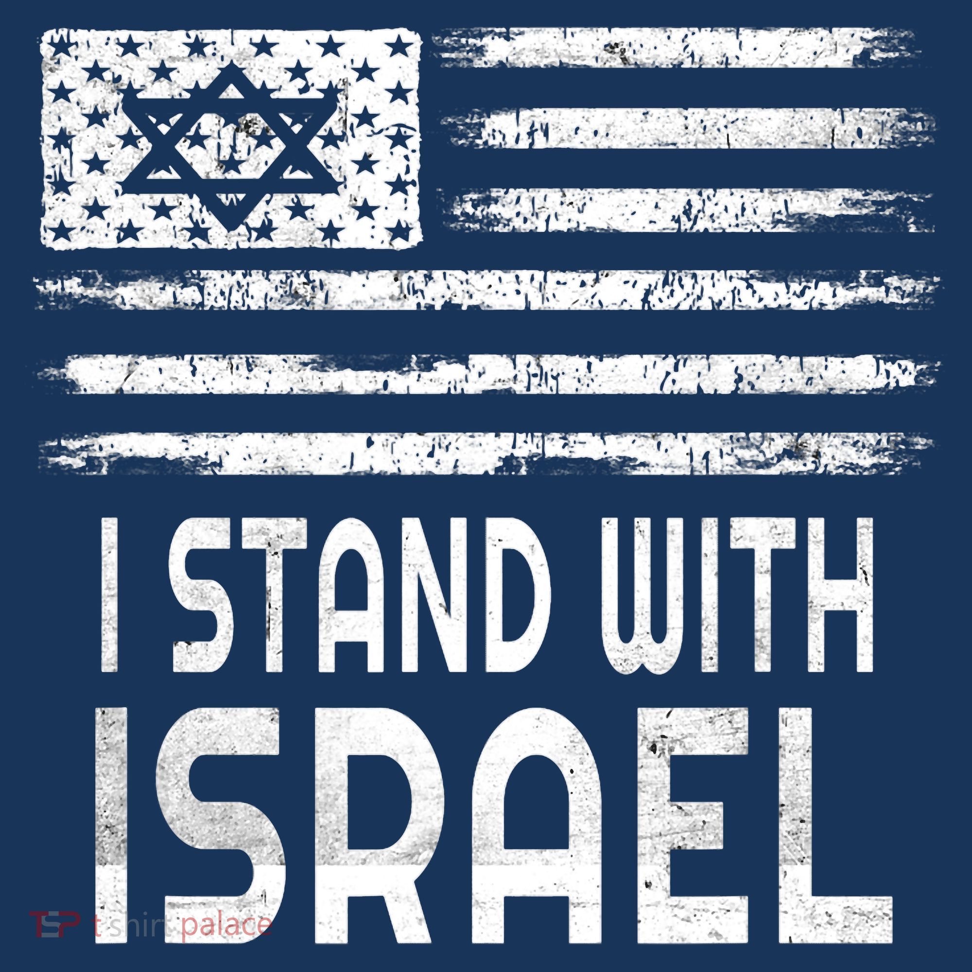 I Stand With Israel America Flag Israel Flag Women's T-Shirt