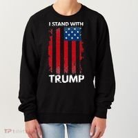 I Stand With Trump Pro Trump Women's Sweatshirt thumb 0