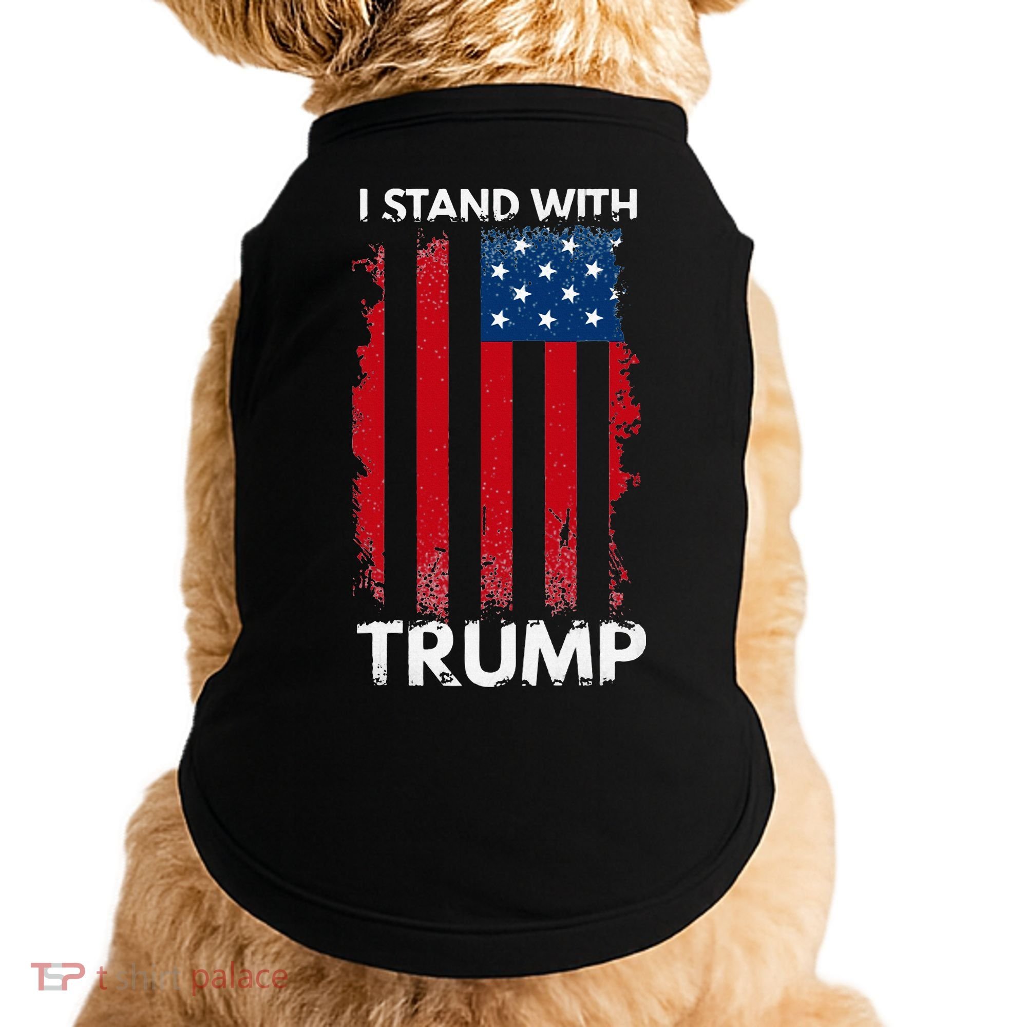 I Stand With Trump Pro Trump Doggie Tank