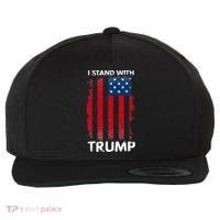 I Stand With Trump Pro Trump Wool Snapback Cap thumb 0