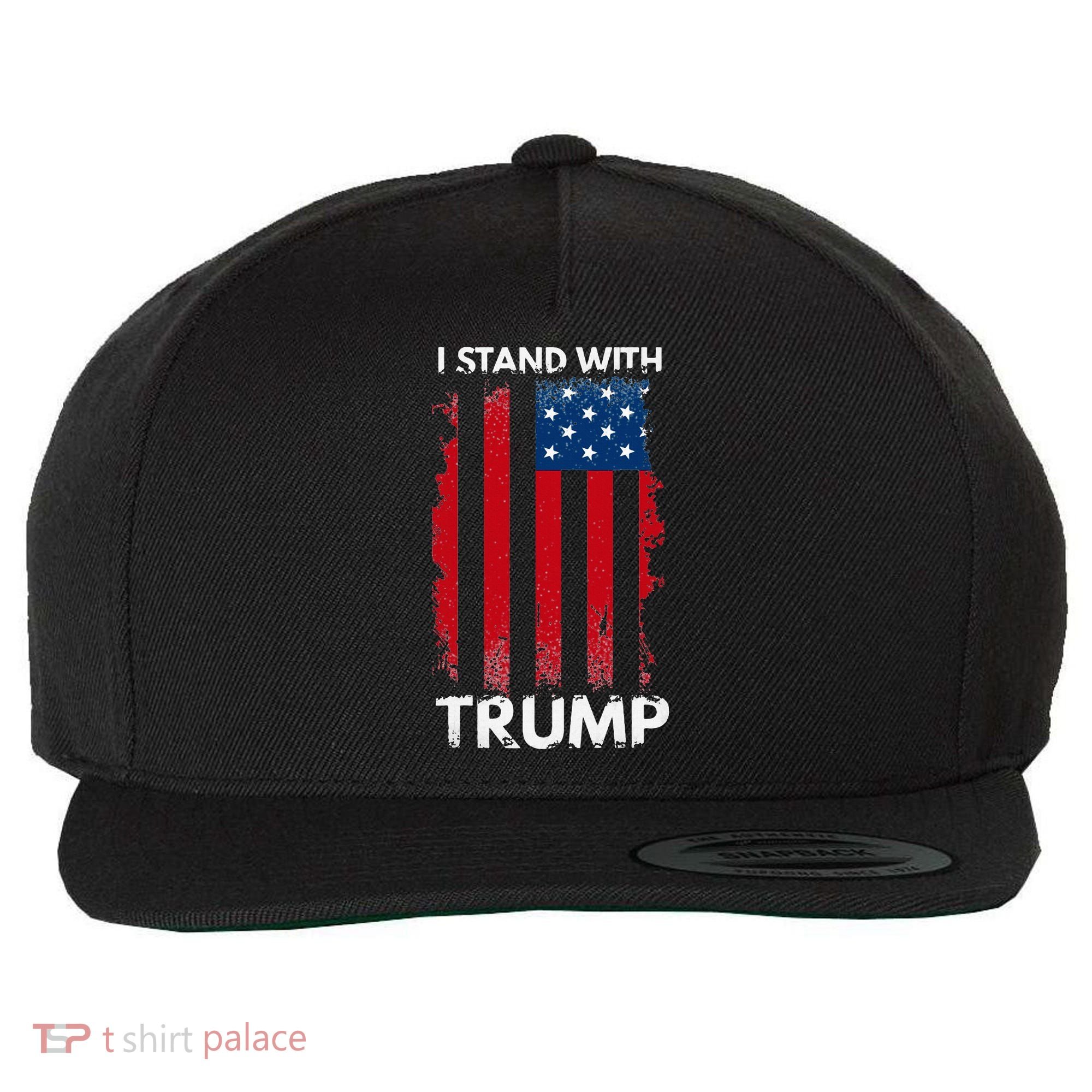 I Stand With Trump Pro Trump Wool Snapback Cap