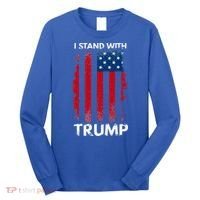 I Stand With Trump Pro Trump Long Sleeve Shirt thumb 0