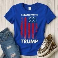I Stand With Trump Pro Trump Women's T-Shirt thumb 3