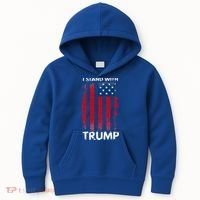 I Stand With Trump Pro Trump Kids Hoodie thumb 0