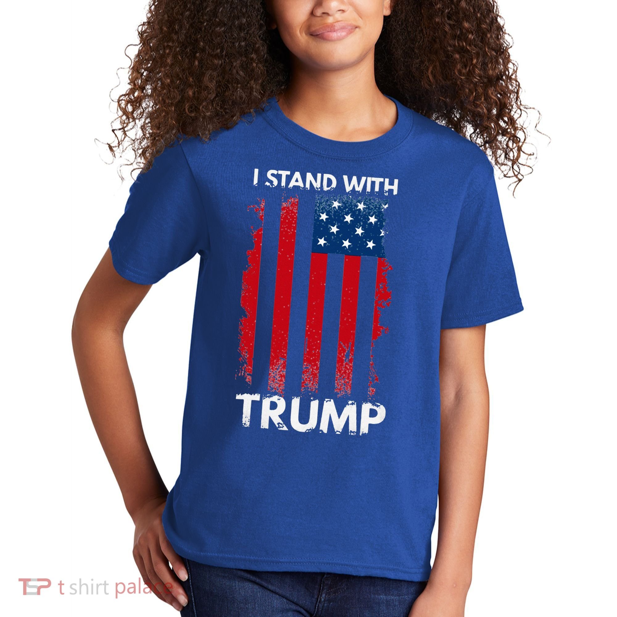 I Stand With Trump Pro Trump Kids T-Shirt