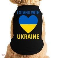 I Stand With Ukraine Ukrainian Flag Gift Doggie Tank thumb 0