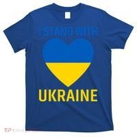 I Stand With Ukraine Ukrainian Flag Gift T-Shirt thumb 0