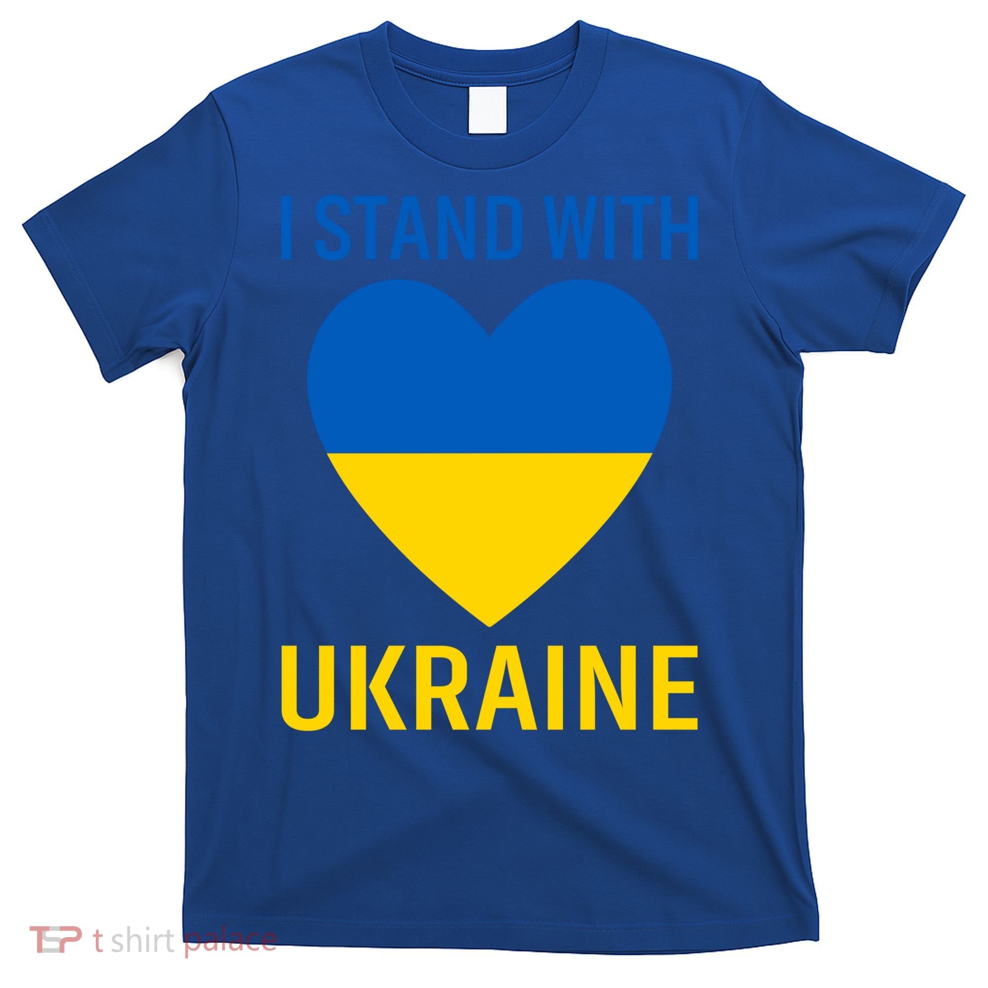 I Stand With Ukraine Ukrainian Flag Gift T-Shirt