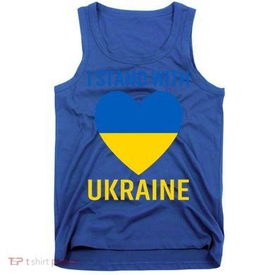 I Stand With Ukraine Ukrainian Flag Gift Tank Top