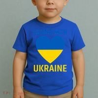 I Stand With Ukraine Ukrainian Flag Gift Toddler T-Shirt thumb 2