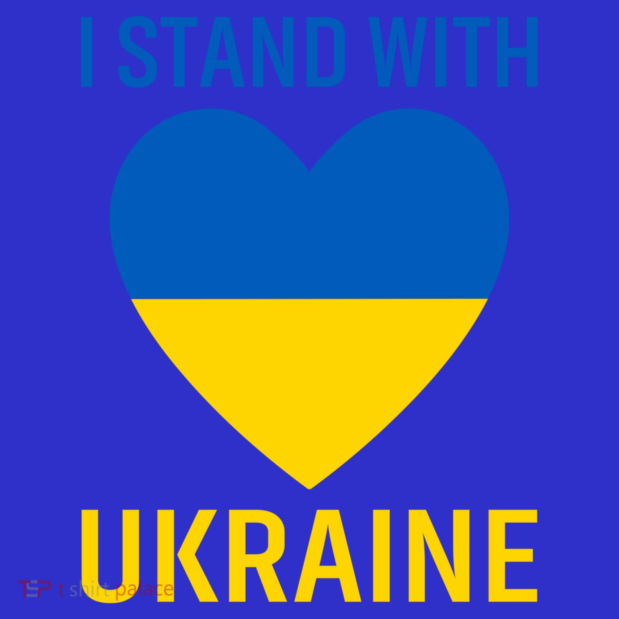 I Stand With Ukraine Ukrainian Flag Gift Toddler T-Shirt