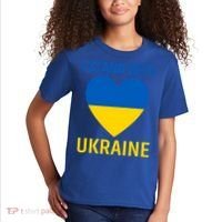 I Stand With Ukraine Ukrainian Flag Gift Kids T-Shirt thumb 2