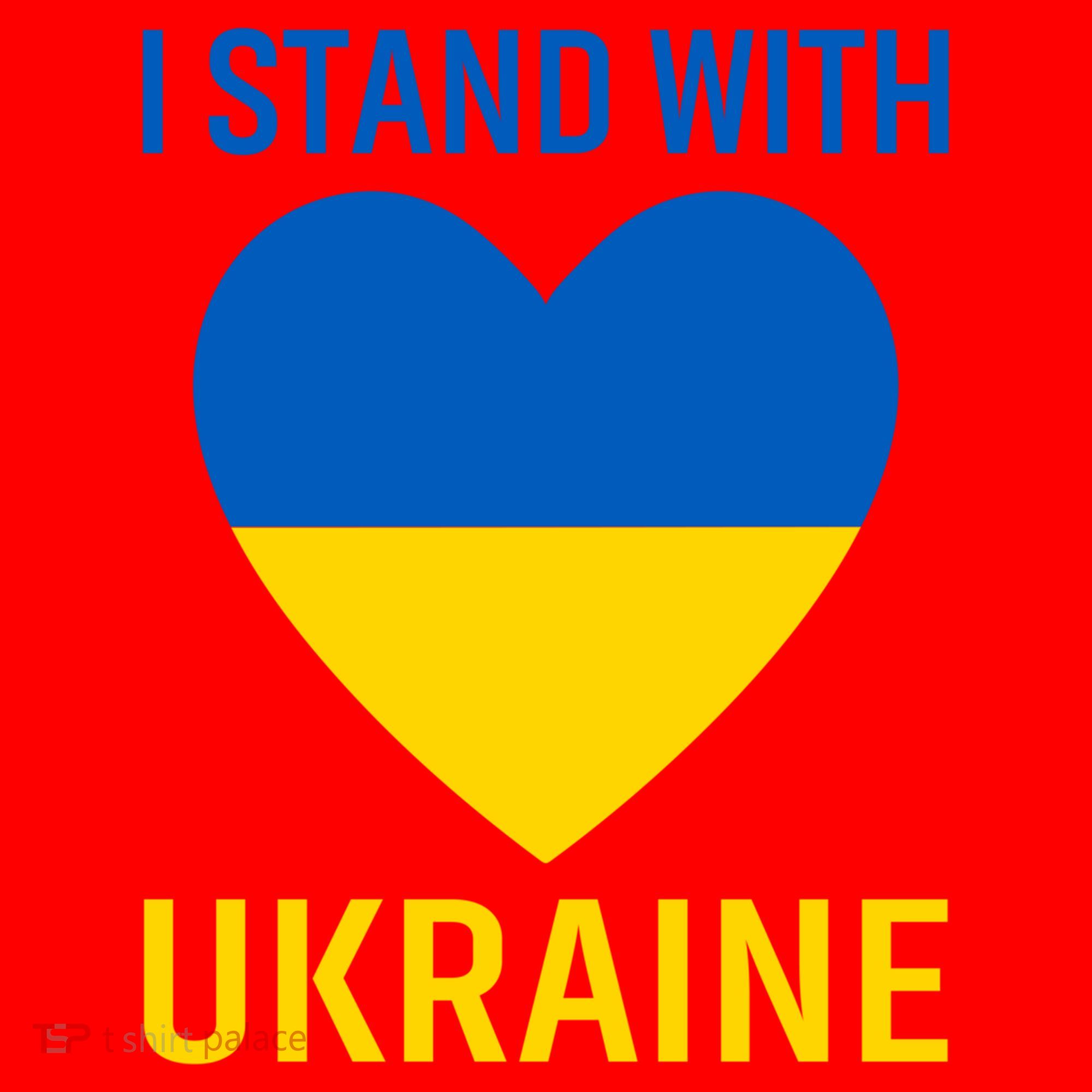 I Stand With Ukraine Ukrainian Flag Gift Santa Hat