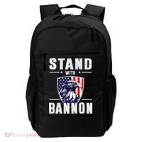 I Stand With Bannon Patriotic Support Backpack thumb 0
