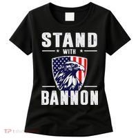 I Stand With Bannon Patriotic Support Women's T-Shirt thumb 0