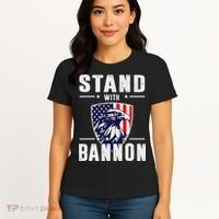 I Stand With Bannon Patriotic Support Women's T-Shirt thumb 4