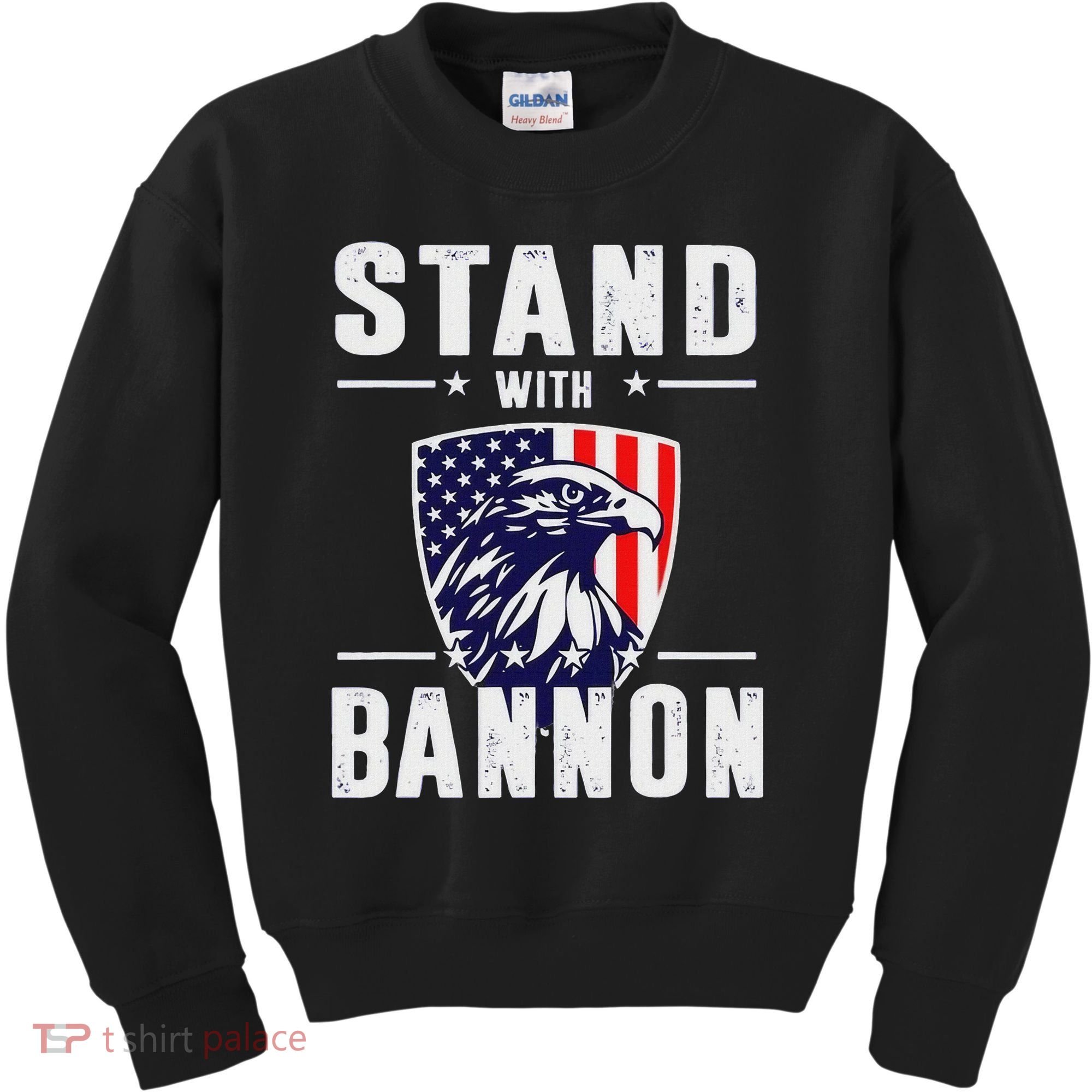 I Stand With Bannon Patriotic Support Kids Sweatshirt