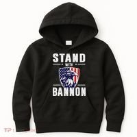I Stand With Bannon Patriotic Support Kids Hoodie thumb 0