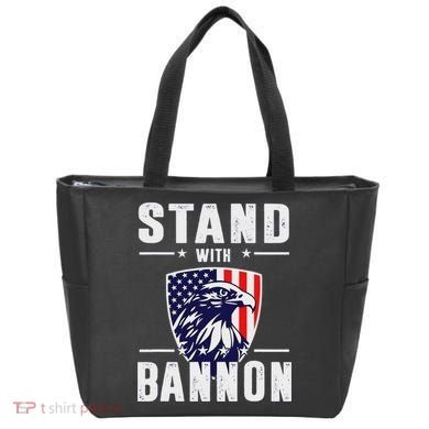 I Stand With Bannon Patriotic Support Tote Bag