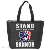 I Stand With Bannon Patriotic Support Tote Bag thumb 0
