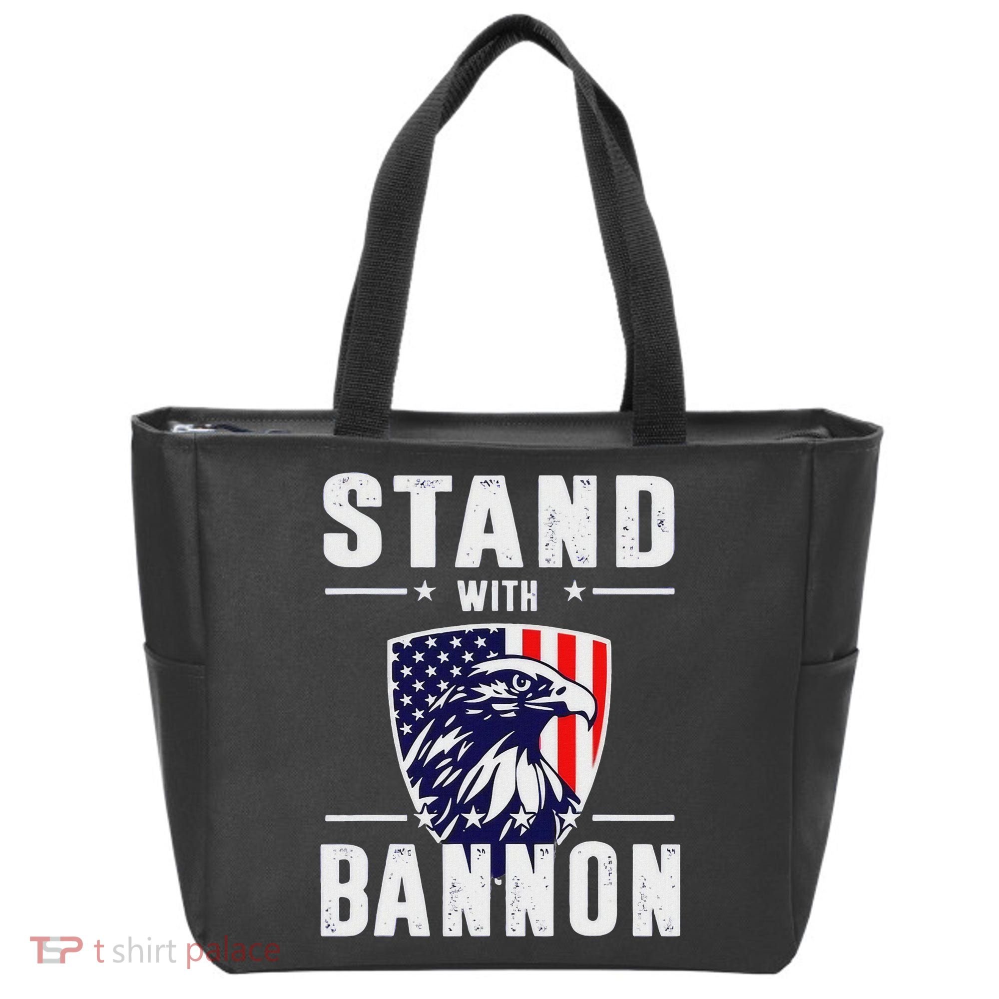 I Stand With Bannon Patriotic Support Tote Bag