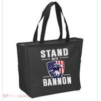 I Stand With Bannon Patriotic Support Tote Bag thumb 2